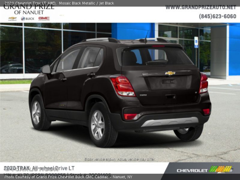 Mosaic Black Metallic / Jet Black 2020 Chevrolet Trax LT AWD
