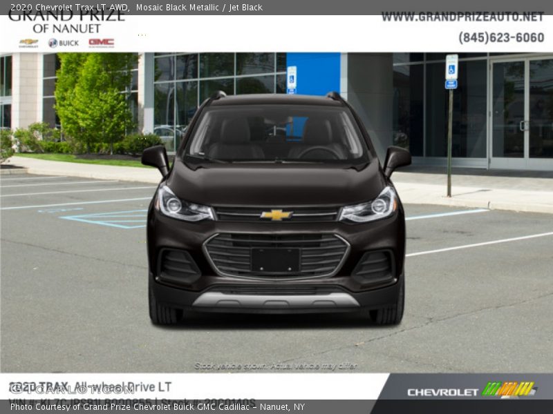Mosaic Black Metallic / Jet Black 2020 Chevrolet Trax LT AWD
