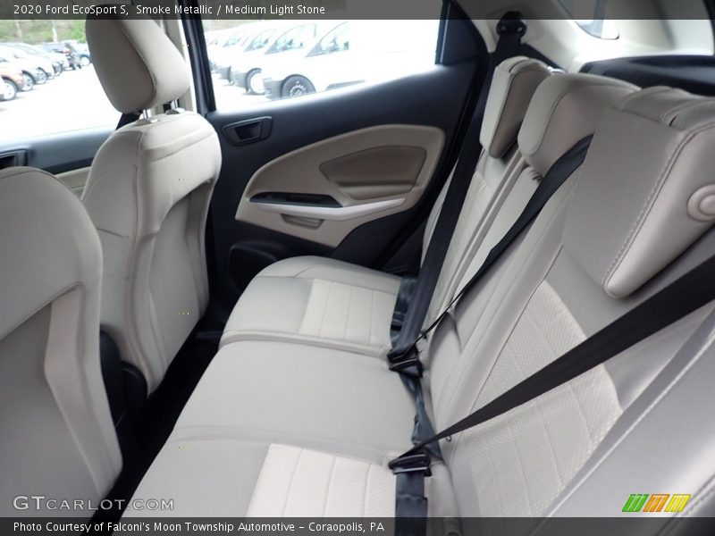Smoke Metallic / Medium Light Stone 2020 Ford EcoSport S