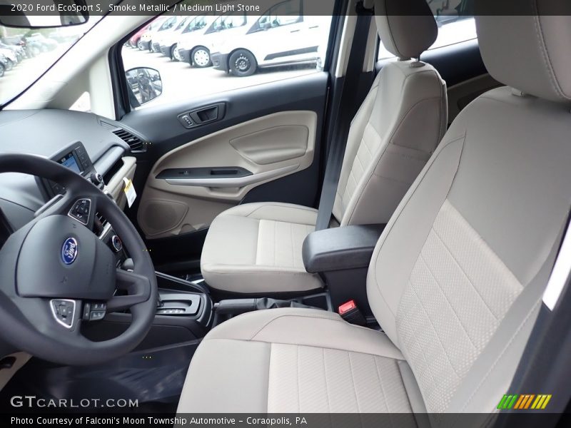 Smoke Metallic / Medium Light Stone 2020 Ford EcoSport S