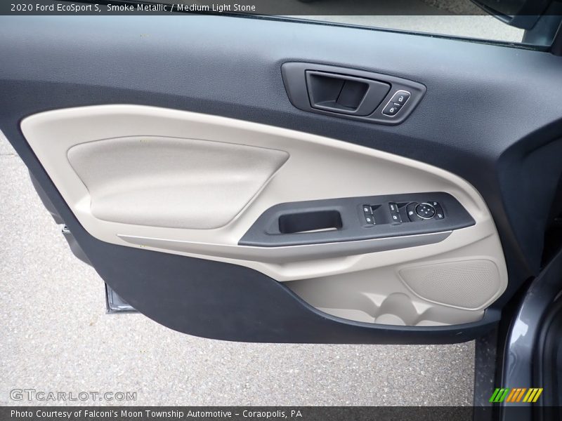 Smoke Metallic / Medium Light Stone 2020 Ford EcoSport S