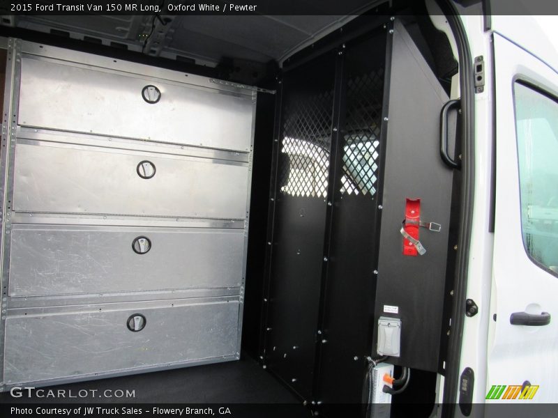 Oxford White / Pewter 2015 Ford Transit Van 150 MR Long