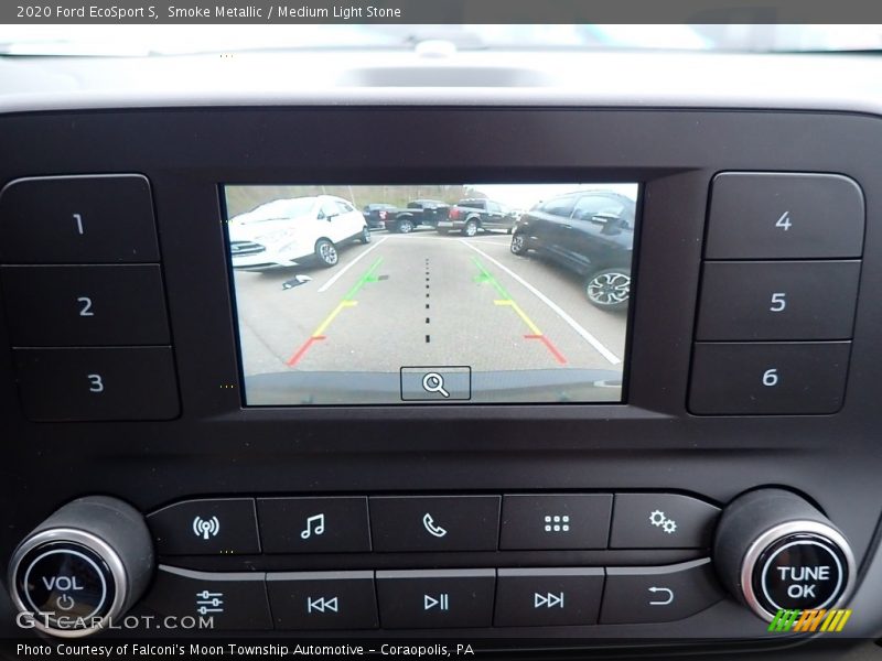 Smoke Metallic / Medium Light Stone 2020 Ford EcoSport S