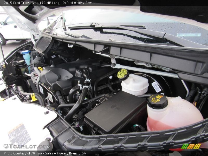 Oxford White / Pewter 2015 Ford Transit Van 150 MR Long