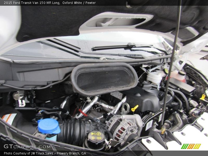 Oxford White / Pewter 2015 Ford Transit Van 150 MR Long