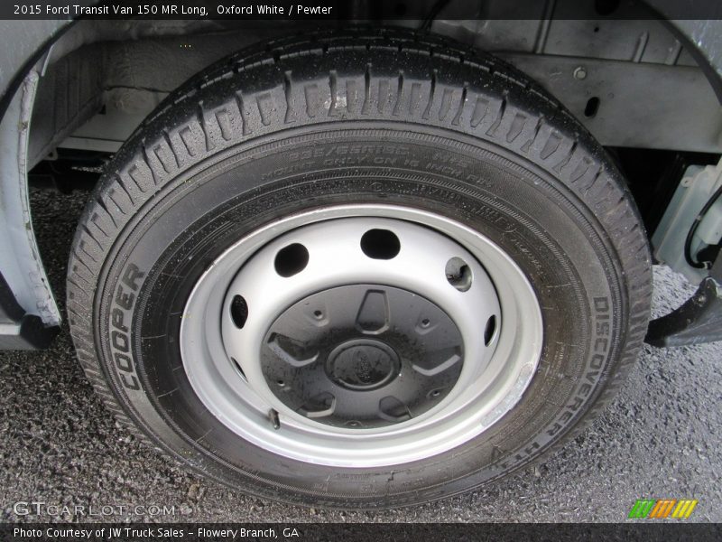 Oxford White / Pewter 2015 Ford Transit Van 150 MR Long