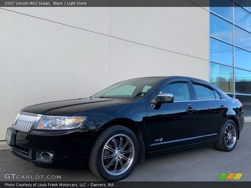 Black / Light Stone 2007 Lincoln MKZ Sedan