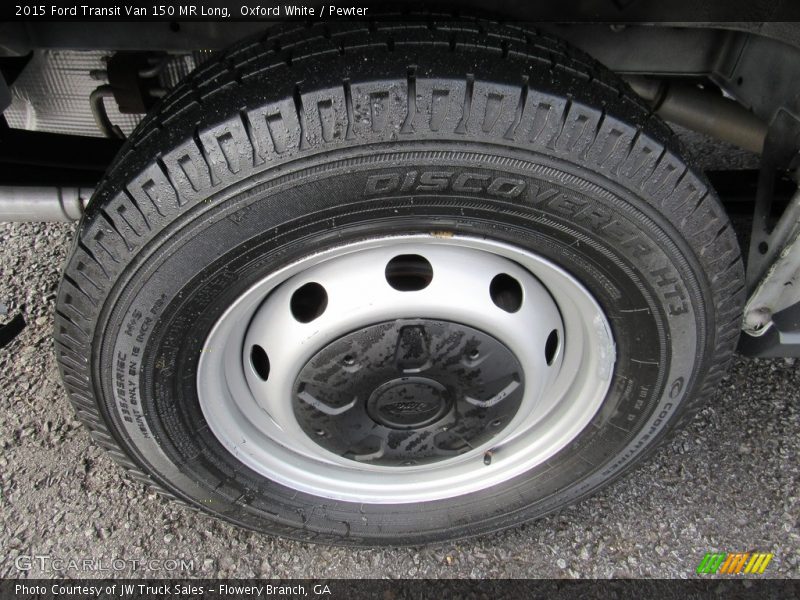 Oxford White / Pewter 2015 Ford Transit Van 150 MR Long
