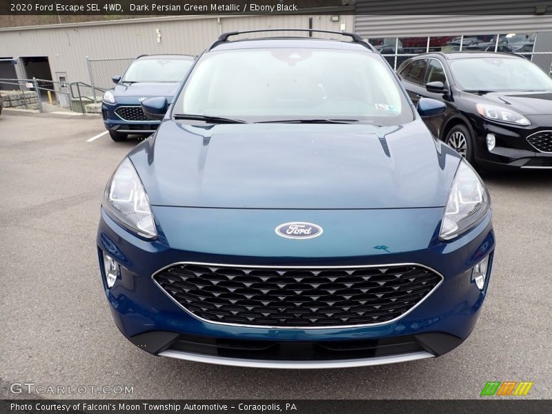 Dark Persian Green Metallic / Ebony Black 2020 Ford Escape SEL 4WD
