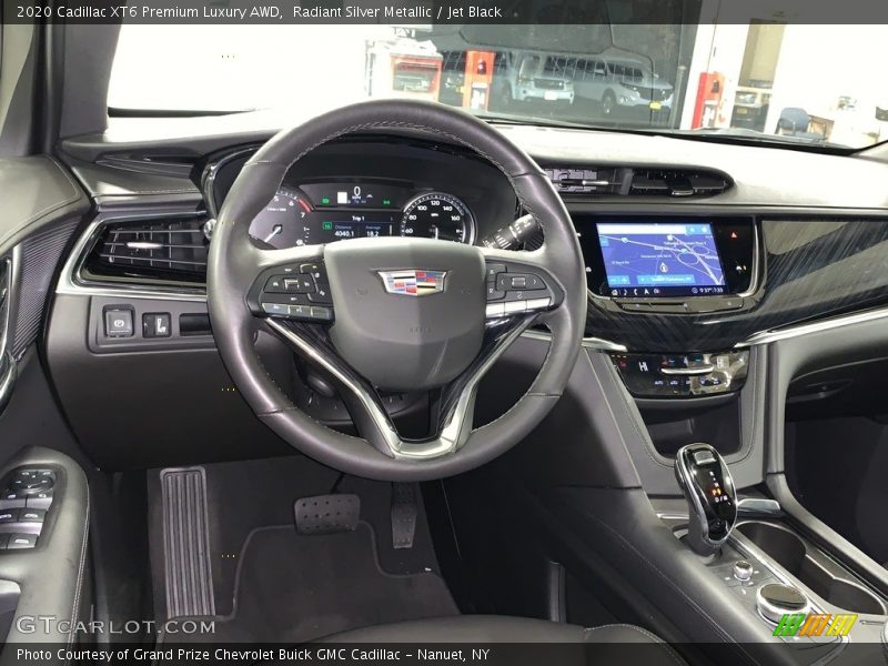 Radiant Silver Metallic / Jet Black 2020 Cadillac XT6 Premium Luxury AWD