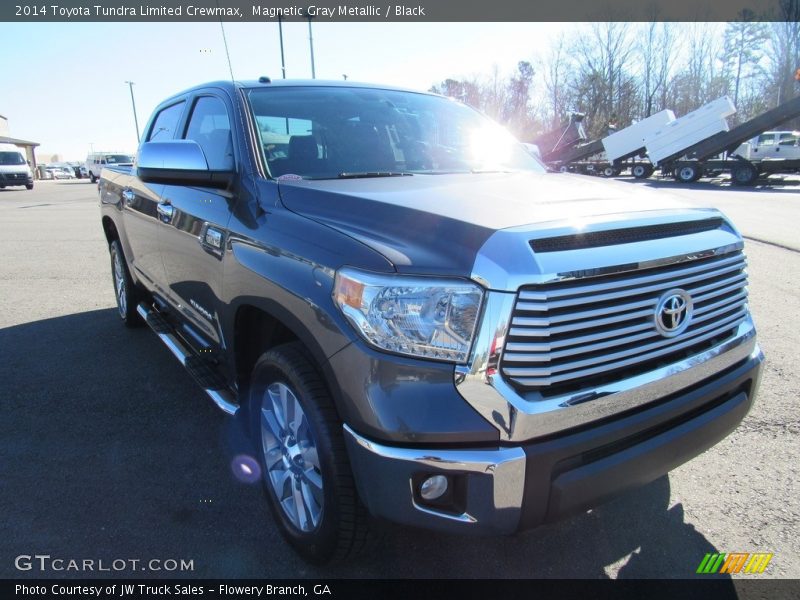 Magnetic Gray Metallic / Black 2014 Toyota Tundra Limited Crewmax