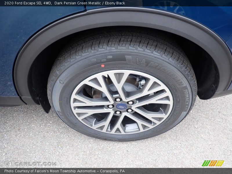 Dark Persian Green Metallic / Ebony Black 2020 Ford Escape SEL 4WD