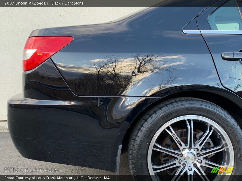 Black / Light Stone 2007 Lincoln MKZ Sedan