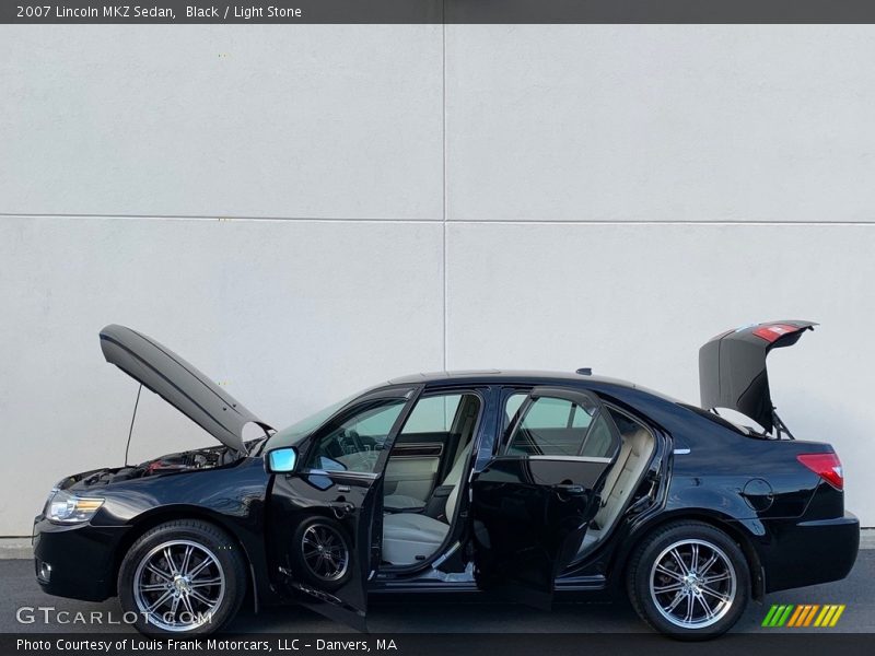 Black / Light Stone 2007 Lincoln MKZ Sedan