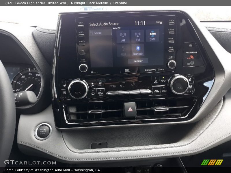 Midnight Black Metallic / Graphite 2020 Toyota Highlander Limited AWD