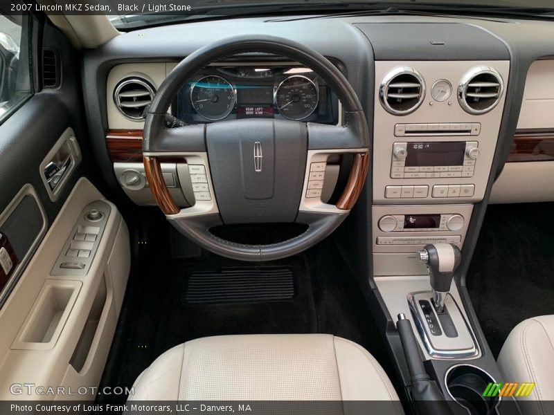 Black / Light Stone 2007 Lincoln MKZ Sedan