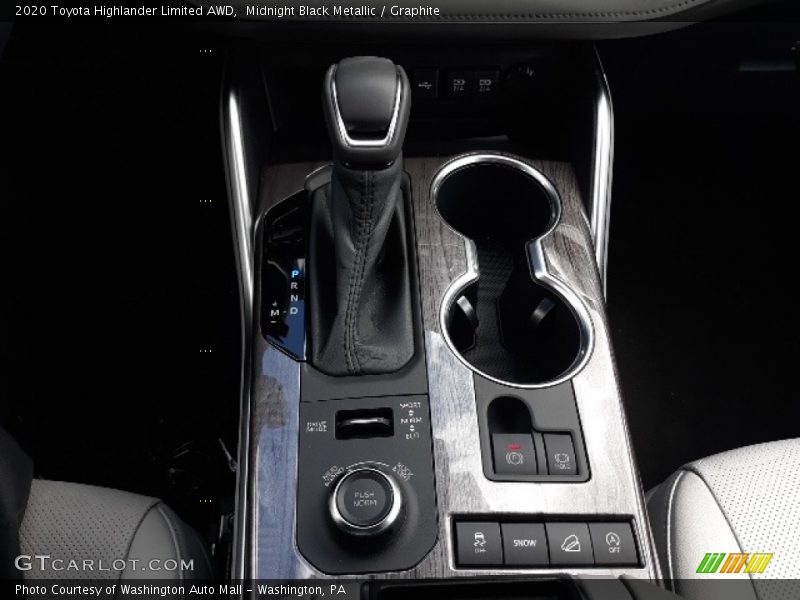 Midnight Black Metallic / Graphite 2020 Toyota Highlander Limited AWD