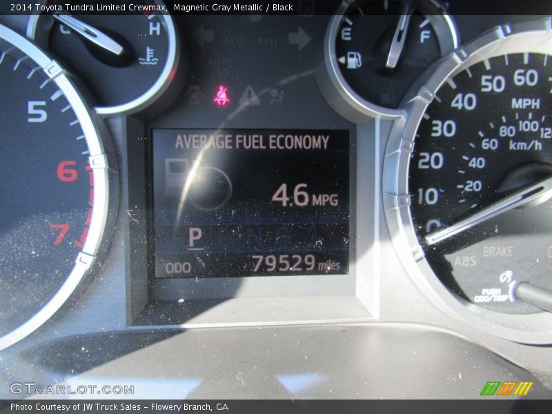 Magnetic Gray Metallic / Black 2014 Toyota Tundra Limited Crewmax