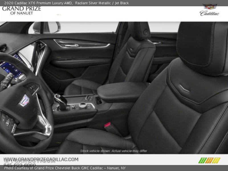Radiant Silver Metallic / Jet Black 2020 Cadillac XT6 Premium Luxury AWD