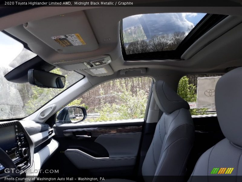 Midnight Black Metallic / Graphite 2020 Toyota Highlander Limited AWD