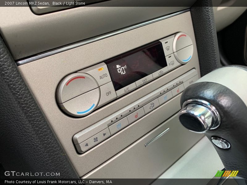 Black / Light Stone 2007 Lincoln MKZ Sedan