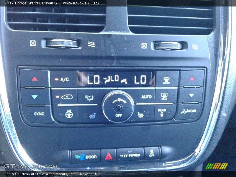 White Knuckle / Black 2017 Dodge Grand Caravan GT