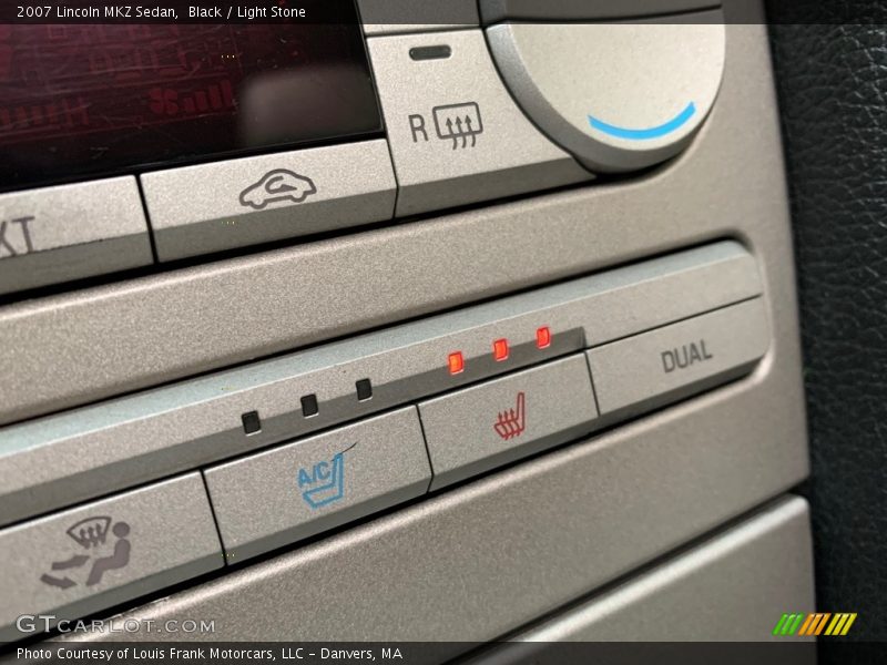 Black / Light Stone 2007 Lincoln MKZ Sedan