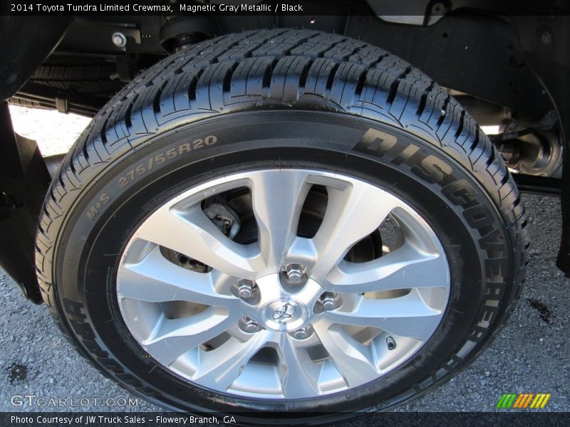Magnetic Gray Metallic / Black 2014 Toyota Tundra Limited Crewmax