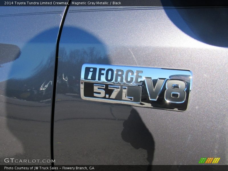 Magnetic Gray Metallic / Black 2014 Toyota Tundra Limited Crewmax