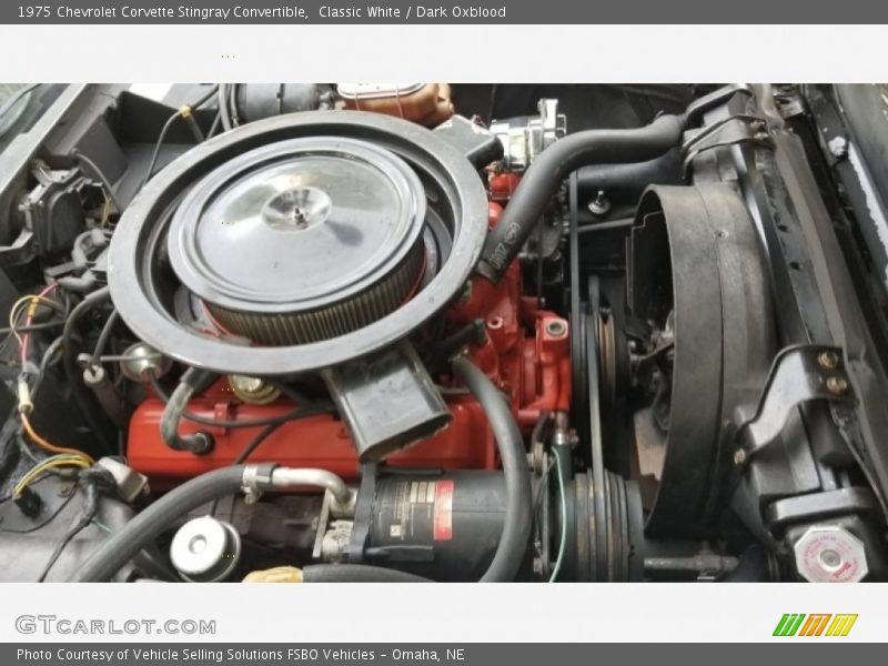  1975 Corvette Stingray Convertible Engine - 350 cid OHV 16-Valve V8