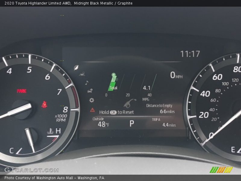Midnight Black Metallic / Graphite 2020 Toyota Highlander Limited AWD