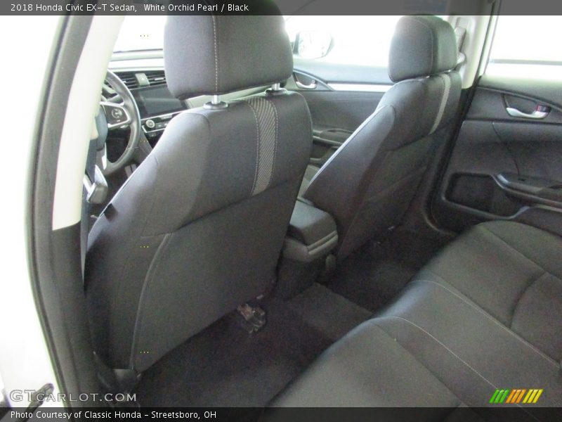 White Orchid Pearl / Black 2018 Honda Civic EX-T Sedan