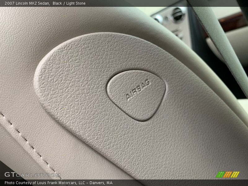 Black / Light Stone 2007 Lincoln MKZ Sedan