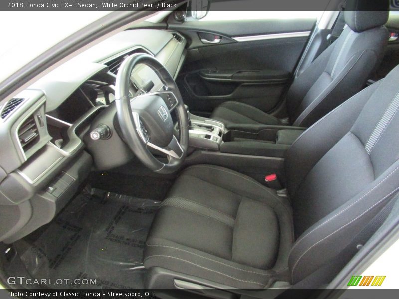 Front Seat of 2018 Civic EX-T Sedan