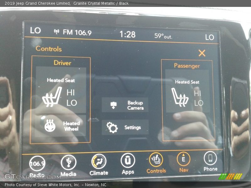 Granite Crystal Metallic / Black 2019 Jeep Grand Cherokee Limited