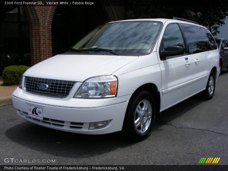 Vibrant White / Pebble Beige 2006 Ford Freestar SEL