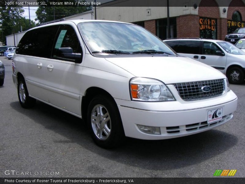 Vibrant White / Pebble Beige 2006 Ford Freestar SEL