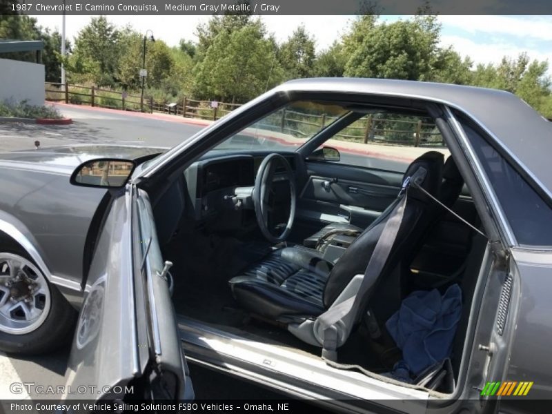 Front Seat of 1987 El Camino Conquista