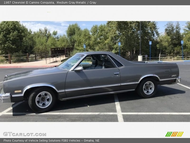  1987 El Camino Conquista Medium Gray Metallic