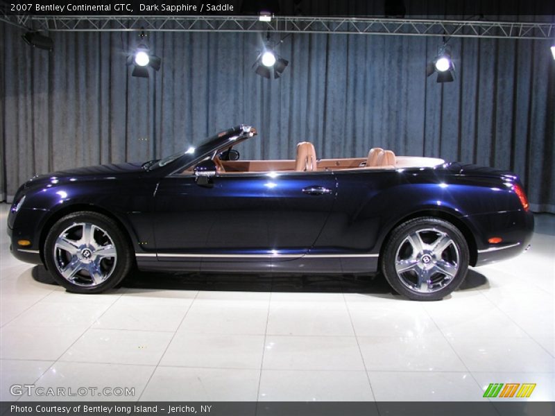 Dark Sapphire / Saddle 2007 Bentley Continental GTC
