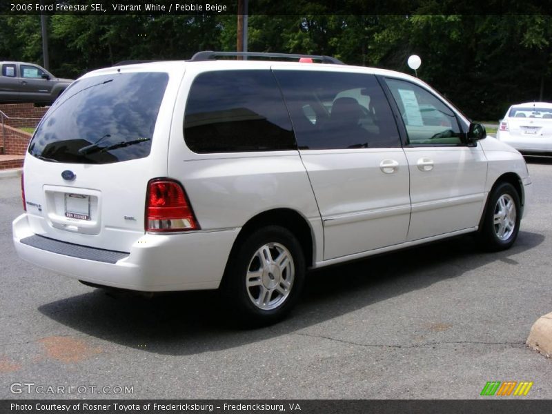 Vibrant White / Pebble Beige 2006 Ford Freestar SEL