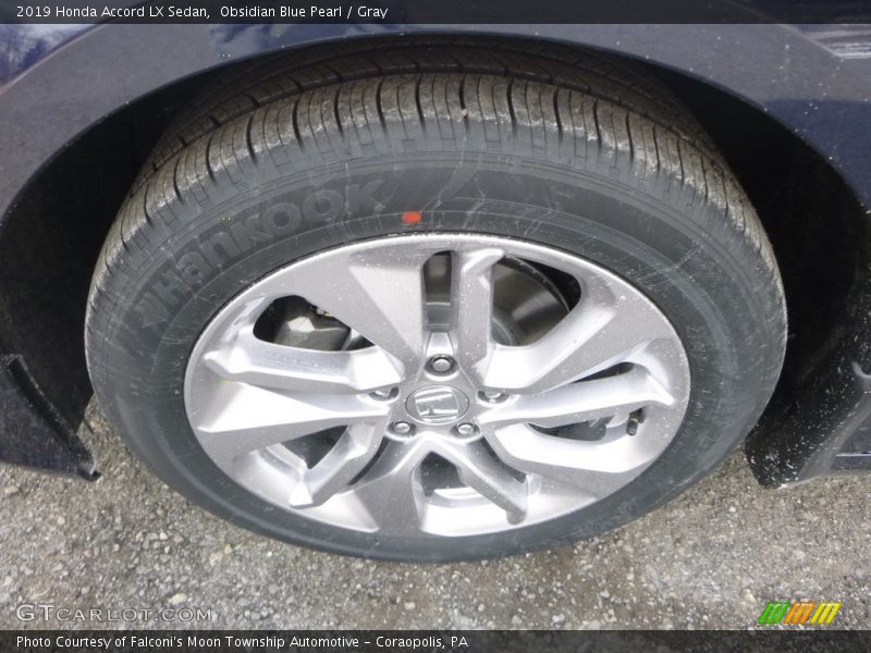 Obsidian Blue Pearl / Gray 2019 Honda Accord LX Sedan