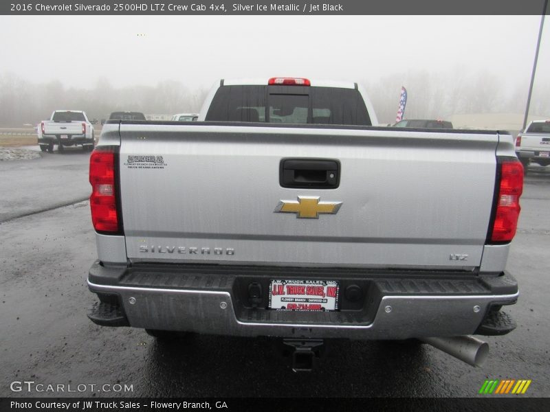 Silver Ice Metallic / Jet Black 2016 Chevrolet Silverado 2500HD LTZ Crew Cab 4x4