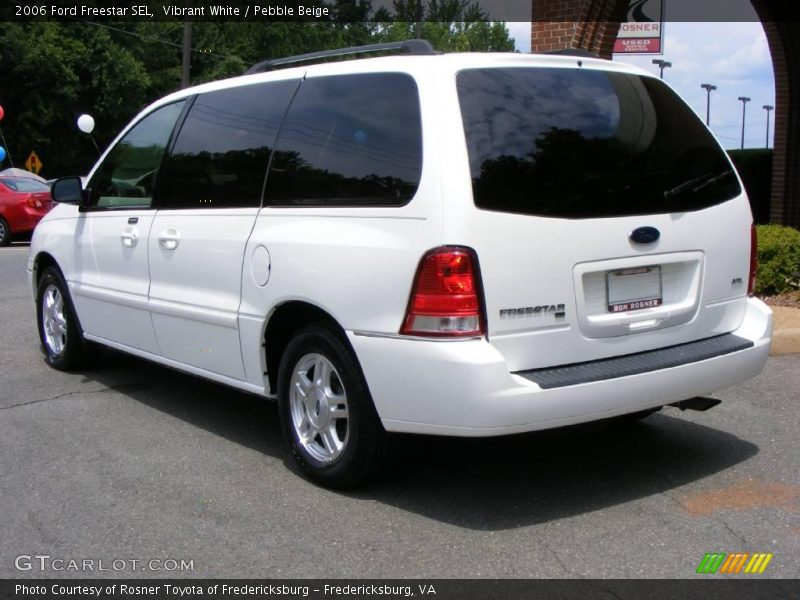 Vibrant White / Pebble Beige 2006 Ford Freestar SEL