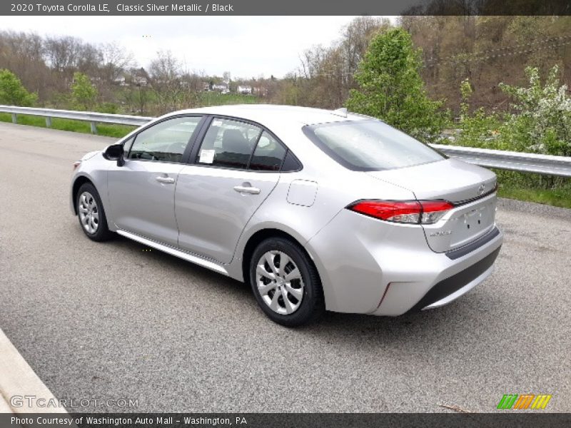 Classic Silver Metallic / Black 2020 Toyota Corolla LE