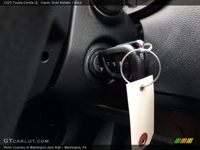 Classic Silver Metallic / Black 2020 Toyota Corolla LE