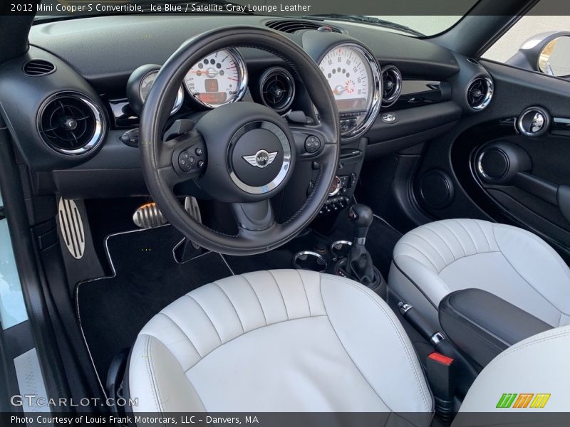  2012 Cooper S Convertible Satellite Gray Lounge Leather Interior