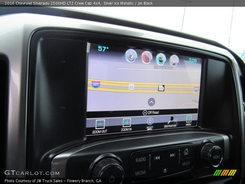 Navigation of 2016 Silverado 2500HD LTZ Crew Cab 4x4