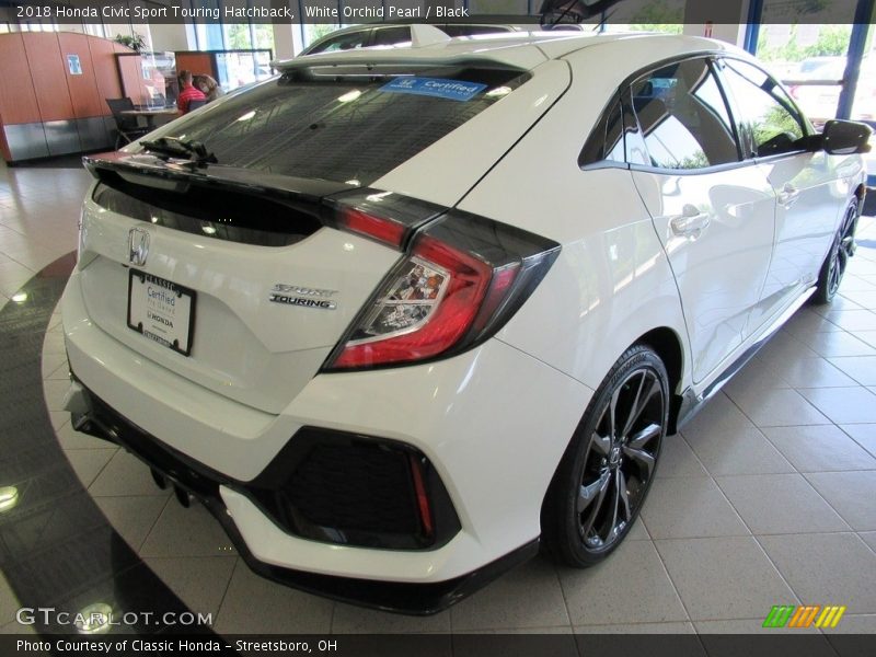  2018 Civic Sport Touring Hatchback White Orchid Pearl