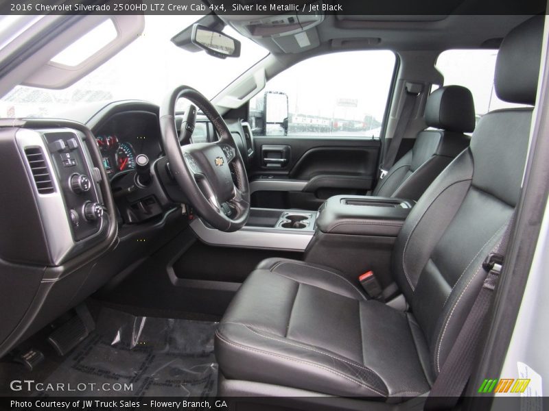 Jet Black Interior - 2016 Silverado 2500HD LTZ Crew Cab 4x4 